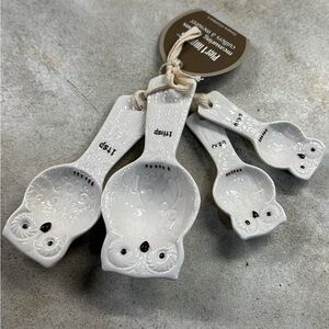 Owl Design Measuring Spoons Set - White Pier 1